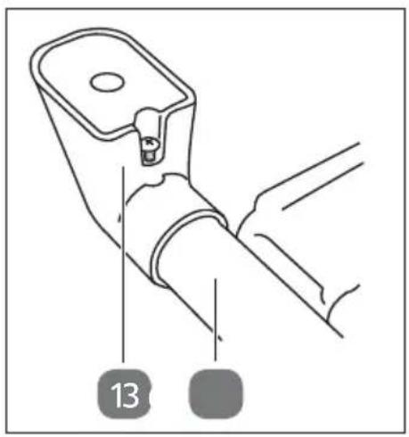 Gardenline GLLH 2848 - Standfüße und Häckselgutfangbox montieren - 1