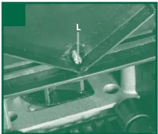 Gardenline GLLH 2545 - Einstellung des Gegenmessers (Abb. 8) - 3