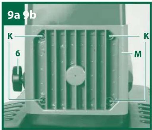 Gardenline GLLH 2545 - Einstellung des Gegenmessers (Abb. 8) - 2