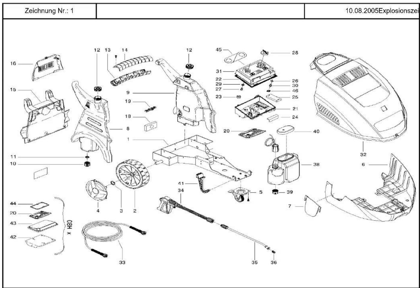 Wilms Star-Jet HW 9155 - Pos. Artikel-Nr. BEZEICHNUNG Stück - 1