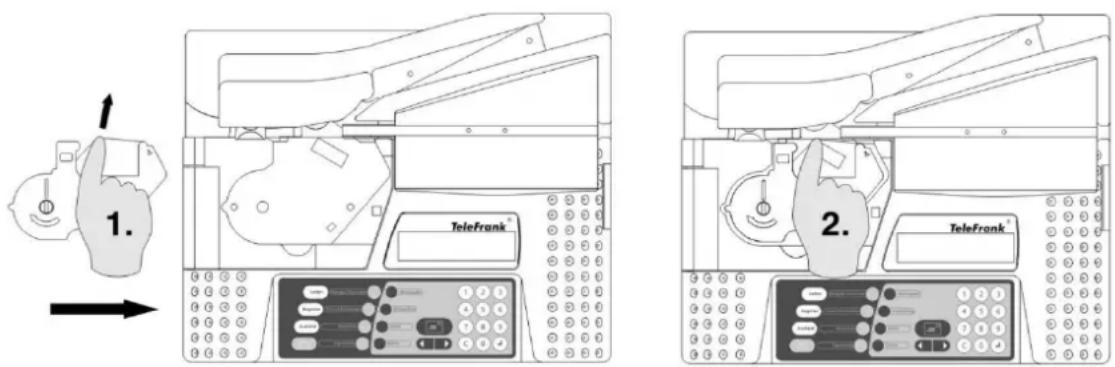 TeleFrank Vario LAN - Kassettenwechsel 2.3.2 - 1