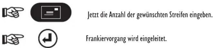 TeleFrank Vario IT - Frankieren von Streifen - 2
