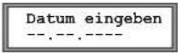 TeleFrank Franky IT Plus - Temporäres Datum einstellenVorfrankierungen / - 2