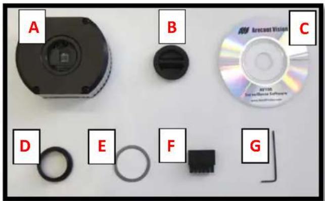 Arecont Vision AV2110DN - Inside the box: - 1
