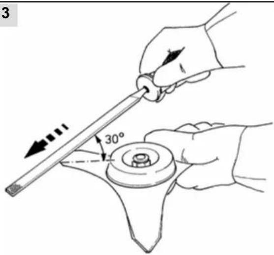SOLO 135B - Schärfanleitung Dickichtmesser (modellabhängig) - 1