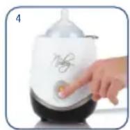 Nuby One Touch - ERHITZEN VON FLASCHEN - ANLEITUNG: - 3