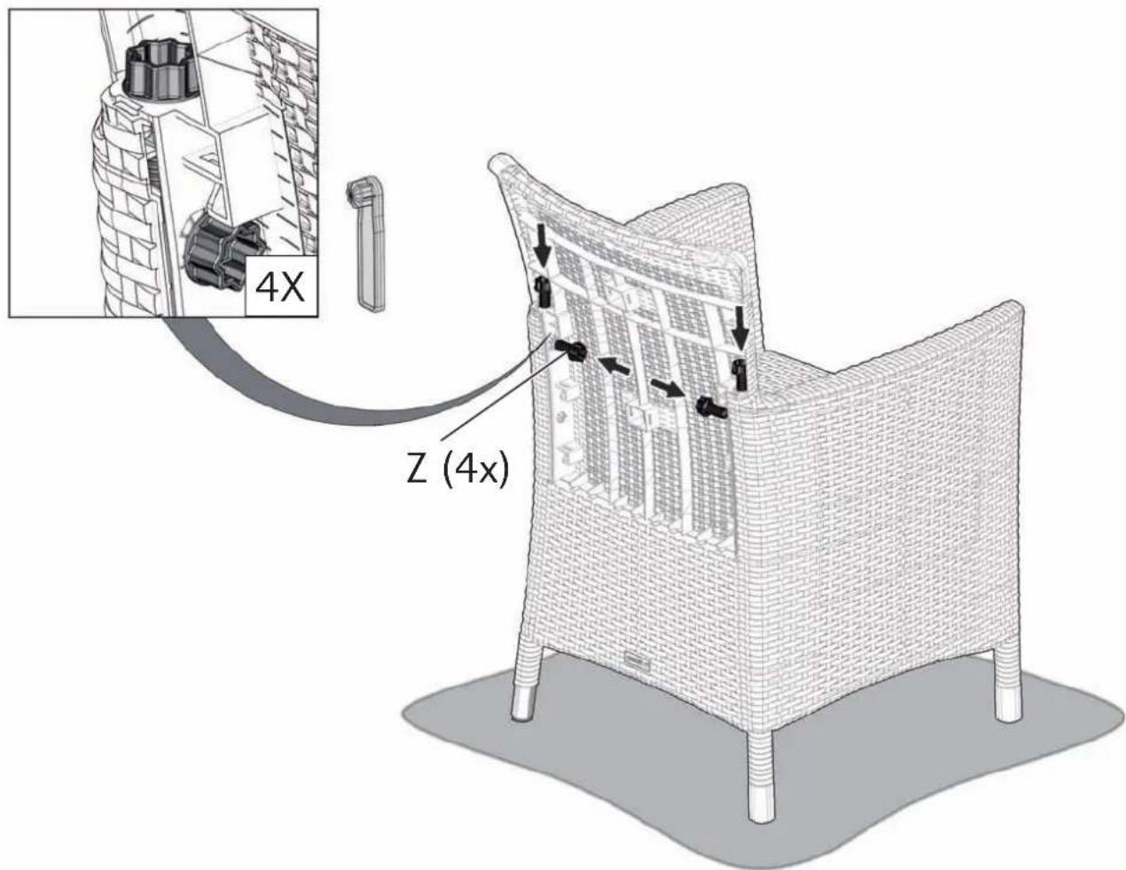 Allibert Rosario - DINING CHAIR - 20