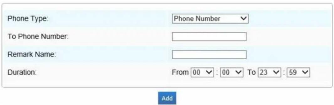 Milesight MS-C3367-PNA - Alarm Phone List - 1