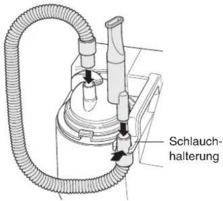 Schlauch- halterung