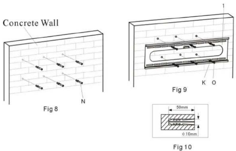 Concrete Wall Fig 8 N Fig 9 K O 50mm Φ10mm Fig 10