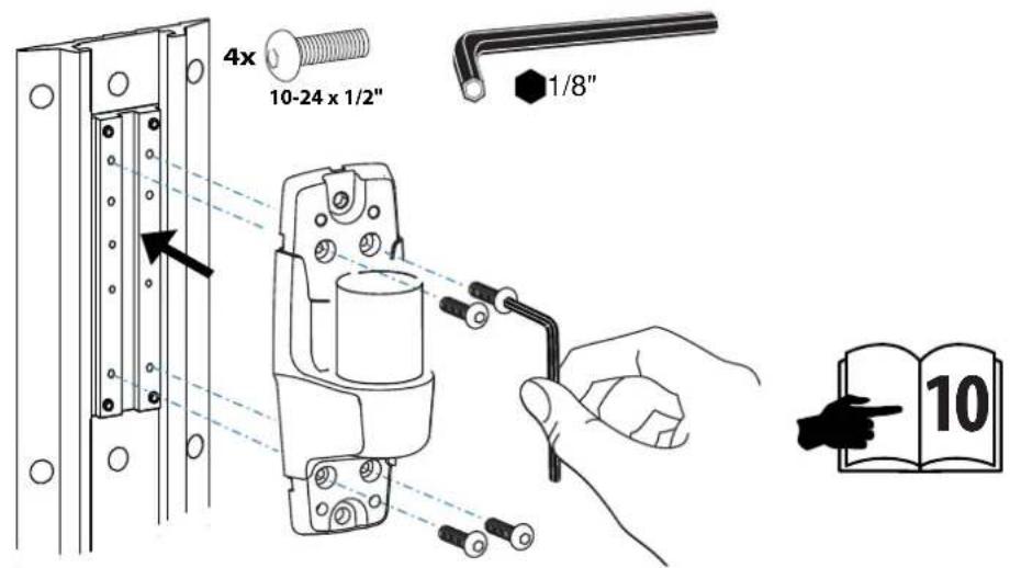 Ergotron 45-383-026 LX - Montageposition bestimmen: - 7