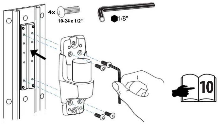 Ergotron 45-353-026 LX - Montageposition bestimmen: - 7