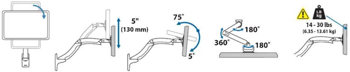 Ergotron 45-228-026 MX - Produkteigenschaften & Technische Daten - 1