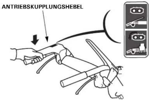 ANTRIEBSKUPPLUNGSHEBEL