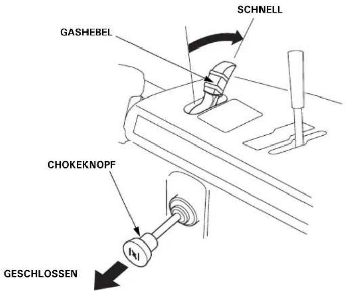 GASHEBEL SCHNELL CHOKEKNOPF GESCHLOSSEN