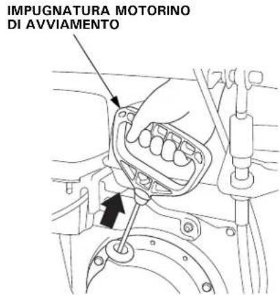 IMPUGNATURA MOTORINO DI AVVIAMENTO