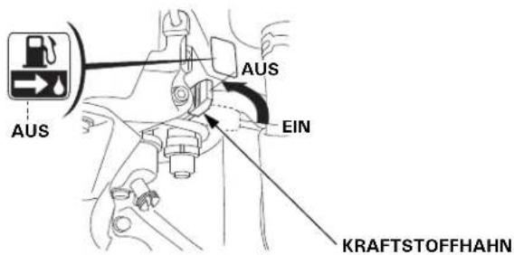 AUS AUS EIN KRAFTSTOFFHAHN