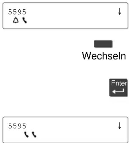 5595 ↓ Wechseln Enter 5595 ↓