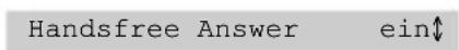 BOSCH TM 13 - Anrufe automatisch annehmen lassen (Handsfree Answer Back) - 3