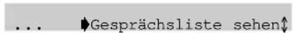 BOSCH TM 13 - Gesprächsliste ansehen und wählen - 1
