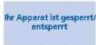 ALCATEL OmniPCX Office 4039 - Sperren/Entsperren Ihres Apparats - 6