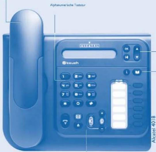Alphanumerische Tastzürer teuch Alcatel 4018