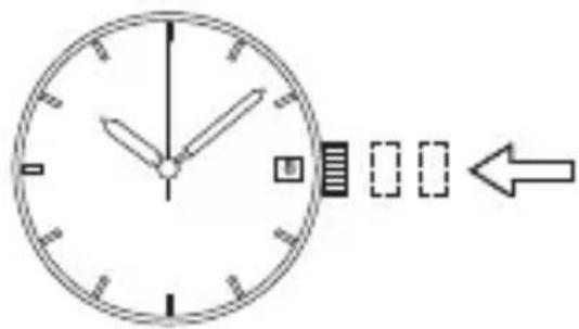 ORIENT Executive FER27004W0 - ◆ PUESTA EN HORA Y AJUSTE DE LA FECHA [DW(48D), ER(487), NR(557), PF(597)] - 4