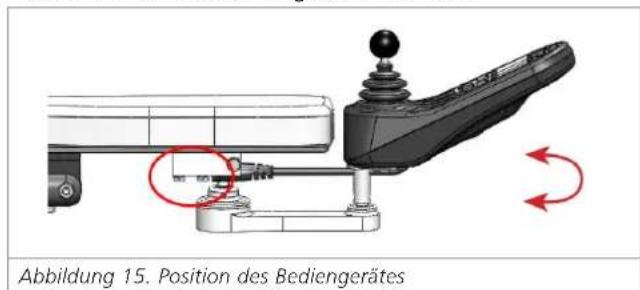 Etac Balder Move Advanced - Einstellen des Abstands von der Rückenlehne und Rotation - 1