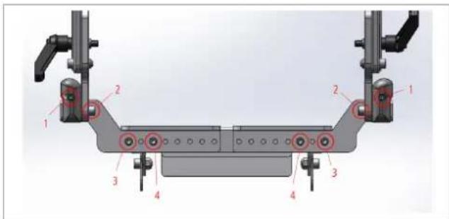 Etac Balder Move Advanced - Einstellen der Sitzbreite - 1