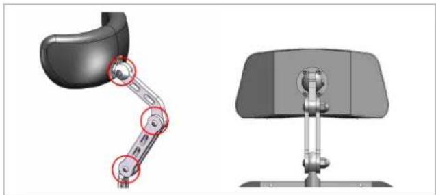 Etac Balder Move Advanced - Einstellen der Kopfstütze - 1
