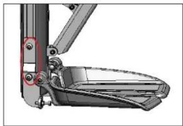 Etac Balder E895 - Einstellung der Beinlänge - 1