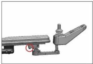 Etac Balder E885 - Einstellung des Abstands zur Rückenlehne - 1