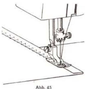Textima 8014/40 - Säumen (Abb. 44 und 45) - 2
