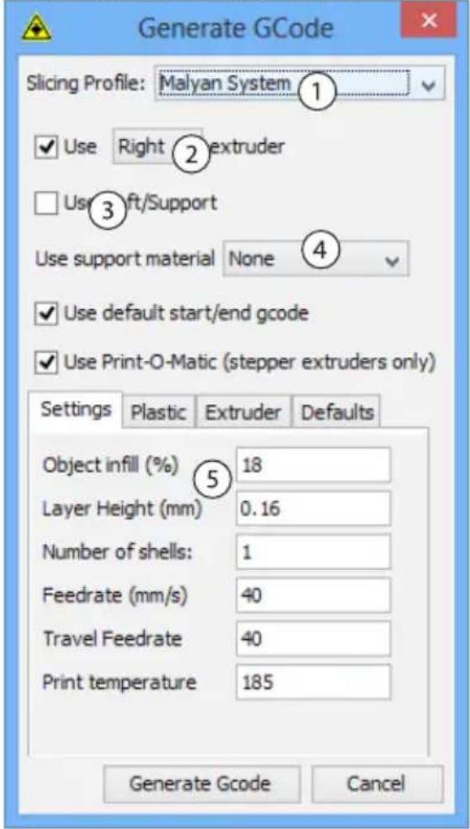 FreeSculpt EX2 - - Generate gcode - 1