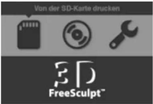 FreeSculpt EX2 - Bedienungsweise des Menüs - 1