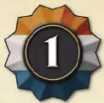 White Goblin Games Nieuw Amsterdam - Reihenfolgemarker - 1