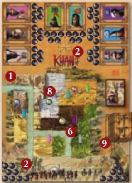 White Goblin Games Khan - SPIELVORBEREITUNG - 1