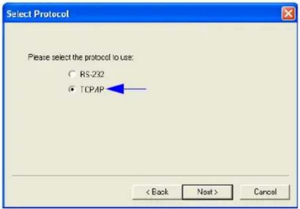 Microscan MS-890 - Show TCP/IP Connection Option - 1