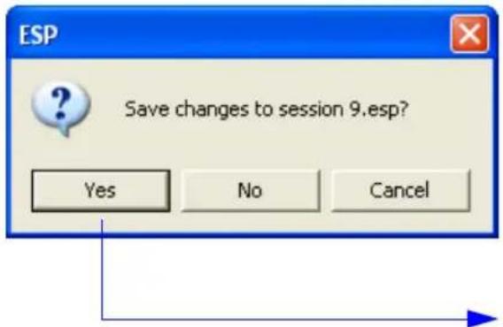 Microscan MS-890 - Ask to Save ESP File when Quitting - 1