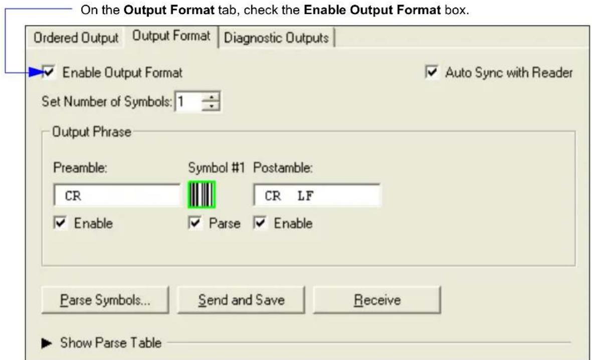 Microscan MS-890 - Output Format Status by ESP - 1