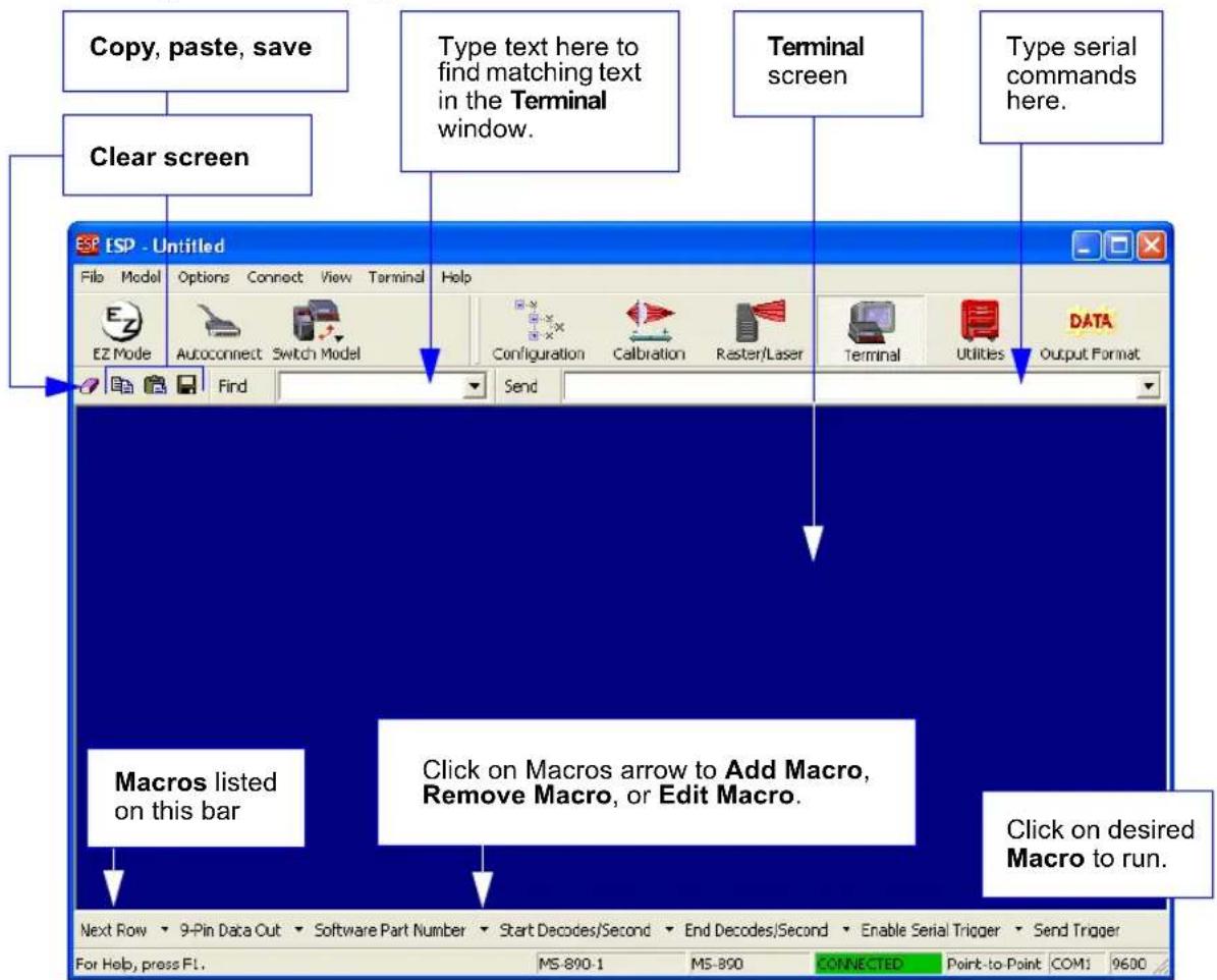 Microscan MS-890 - Terminal Window - 2