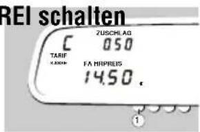 Hale SPT-02 - Taxameter nach FREI schalten Taxameter nach FREI schalten - 1