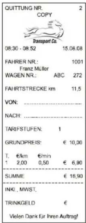 Hale SPT-02 - Quittung drucken Quittung drucken - 2