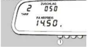 Hale SPT-02 - Taxameter nach KASSE schalten Taxameter nach - 1