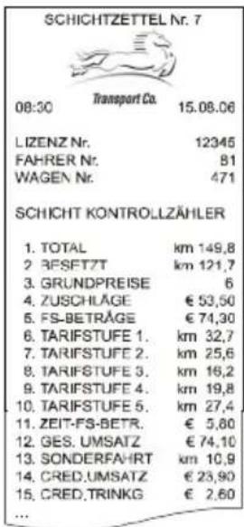 Hale SPT-01 - Schichtzettel nachträglich drucken - 1