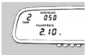 Hale SPT-01 - Zuschläge eingeben (falls programmiert) - 2