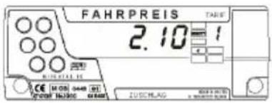 Hale Microtax-06 - Taxameter einschalten Taxameter einschalten - 2