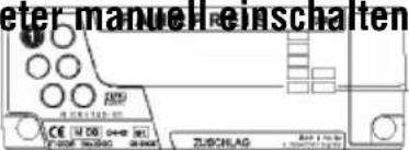 Hale Microtax-06 - Taxameter manuell einschalten Taxameter manuell einschalten - 1