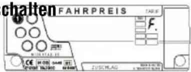 Hale Microtax-06 - Taxameter einschalten Taxameter einschalten - 1