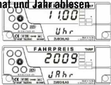 Hale Microtax-06 - Tag, Monat und Jahr ablesenTag, Monat und Jahr ablesen - 1